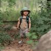 JAN & JUL Adjustable Cotton Floppy Sun Hat with 50+ UPF Protection for Boys(Juniper Green)