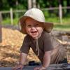 JAN & JUL Adjustable Cotton Floppy Sun Hat with 50+ UPF Protection for Boys(Olive Khaki)