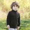 JAN & JUL Fleece Collared Jacket for Toddlers and Kids(Black)