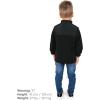 JAN & JUL Fleece Collared Jacket for Toddlers and Kids(Black)