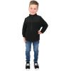 JAN & JUL Fleece Collared Jacket for Toddlers and Kids(Black)