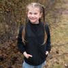 JAN & JUL Fleece Collared Jacket for Toddlers and Kids(Black)