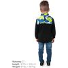 JAN & JUL Fleece Collared Jacket for Toddlers and Kids(Neon Peaks)