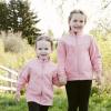 JAN & JUL Fleece Collared Jacket for Toddlers and Kids(Prairie Flowers)