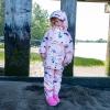 JAN & JUL Waterproof Fleece Lined Rain Jacket, Raincoat for Kids(Fleece-lined: Dreamscape)