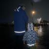 JAN & JUL Waterproof Fleece Lined Rain Jacket, Raincoat for Kids(Fleece-lined: Nebula Blue)