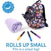 JAN & JUL Waterproof Fleece Lined Snow and Rain Pants for Toddlers and Kids(Fleece-lined: Space Dinos)
