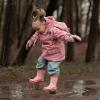 JAN & JUL Waterproof Rain Pants for Toddlers and Kids(Puddle-dry: Dusty Mint)