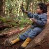 JAN & JUL Waterproof Rain Pants for Toddlers and Kids(Single Layer: Heather Grey)