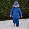 JAN & JUL Waterproof Rain Pants for Toddlers and Kids(Single Layer: Nebula Blue)