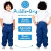 JAN & JUL Waterproof Rain Pants for Toddlers and Kids(Single Layer: Yellow)