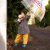 JAN & JUL Waterproof Rain Pants for Toddlers and Kids(Single Layer: Yellow)