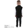 JAN & JUL Winter Fleece Vest for Toddlers and Kids(Black)