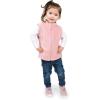 JAN & JUL Winter Fleece Vest for Toddlers and Kids(Dusty Pink)