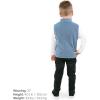 JAN & JUL Winter Fleece Vest for Toddlers and Kids(Stormy Blue)