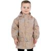 JAN & JUL Waterproof Fleece Lined Rain Jacket, Raincoat for Kids(Fleece-lined: Mountain Trails)
