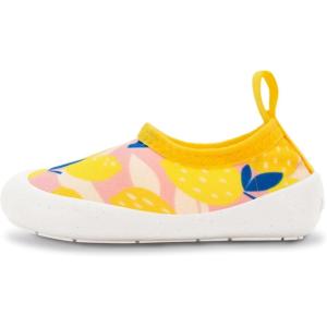 JAN & JUL Quick-Dry Water Shoes for Baby & Toddler with Flexible Soles(Summer Citrus)