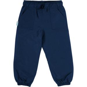 JAN & JUL Waterproof Rain Pants for Toddlers and Kids(Single Layer: Dark Navy)