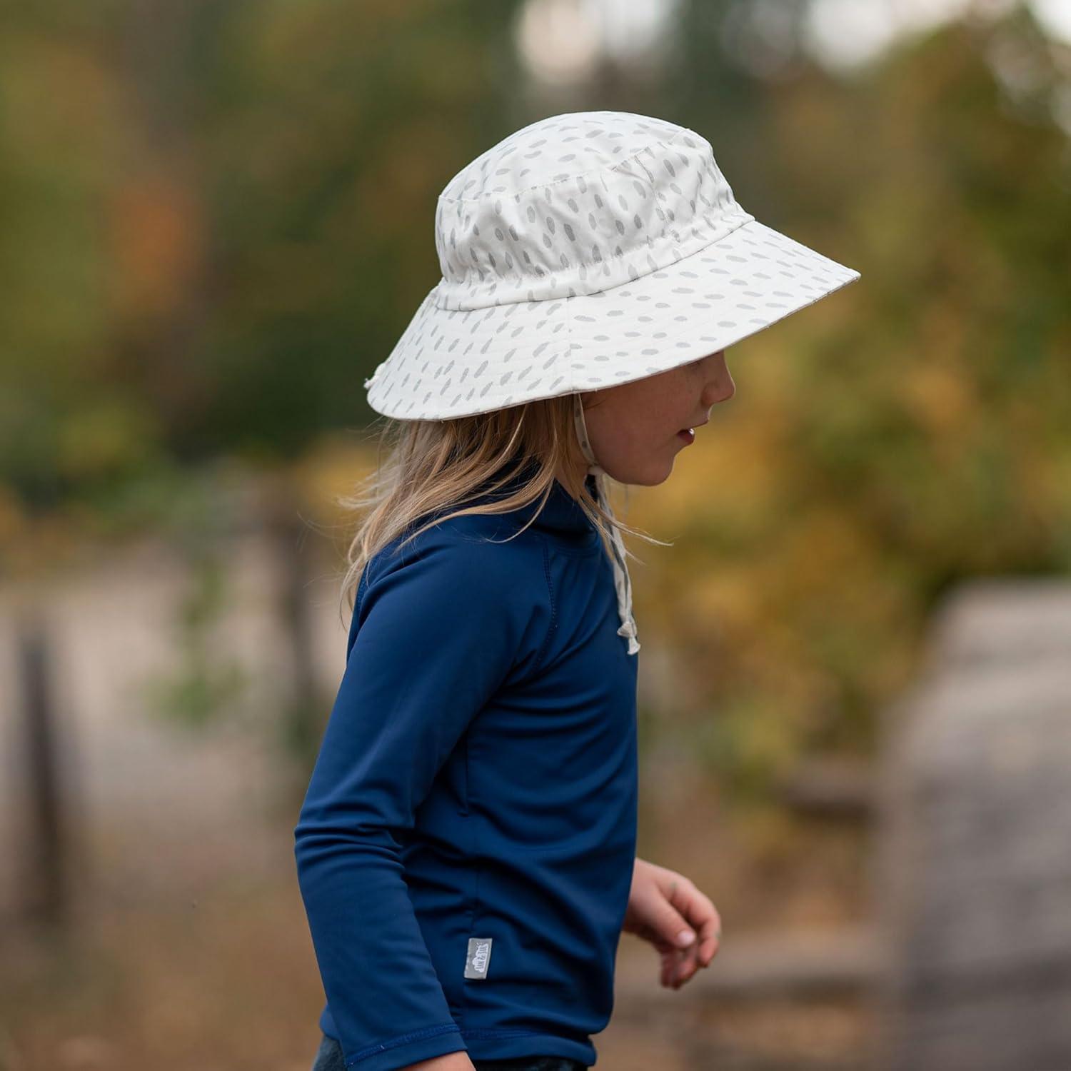 image:imageJAN amp JUL GrowwithMe Cotton Bucket SunHat for Baby and KidsAsh Grey