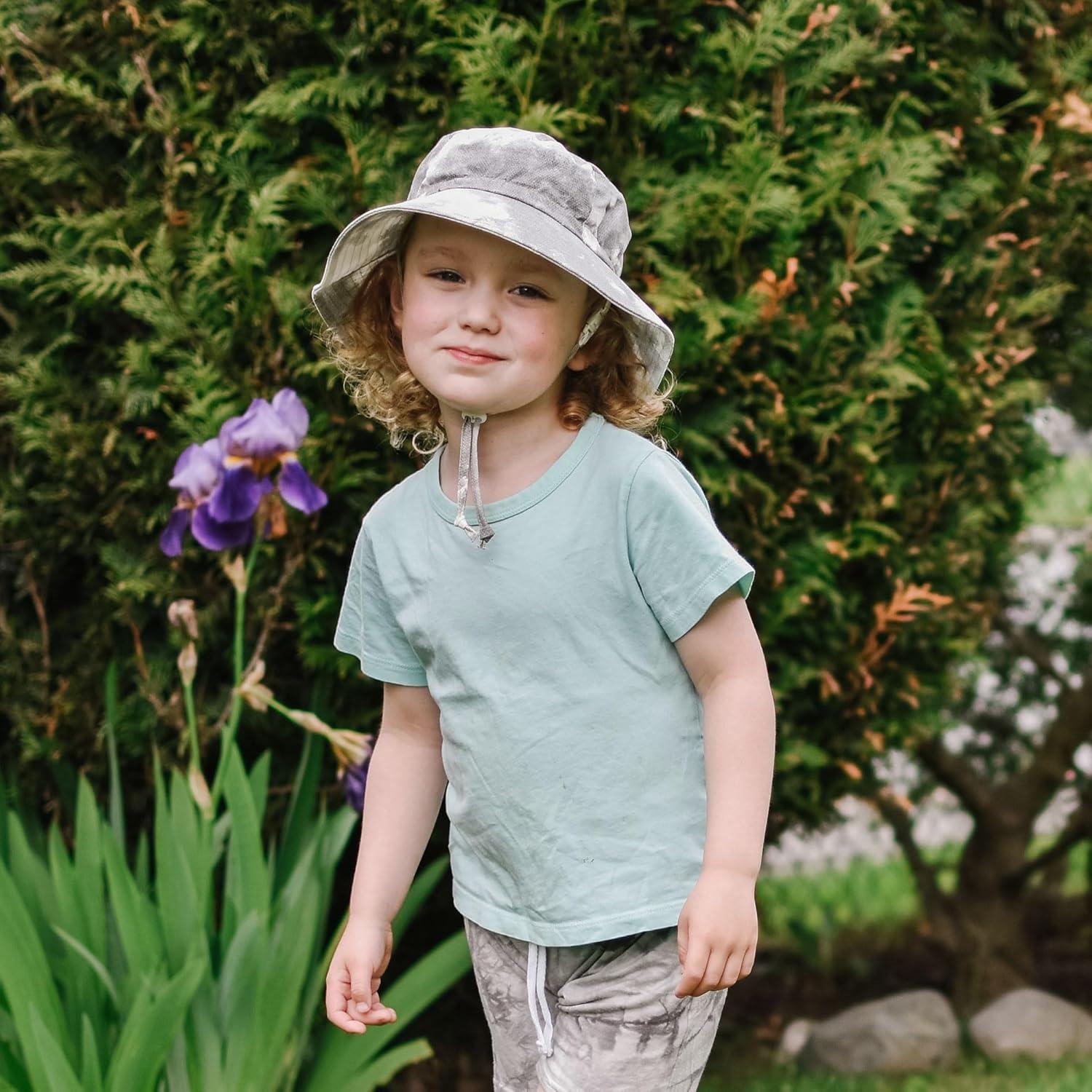 image:imageJAN amp JUL GrowwithMe Cotton Bucket SunHat for Baby and KidsBlack Tiedye