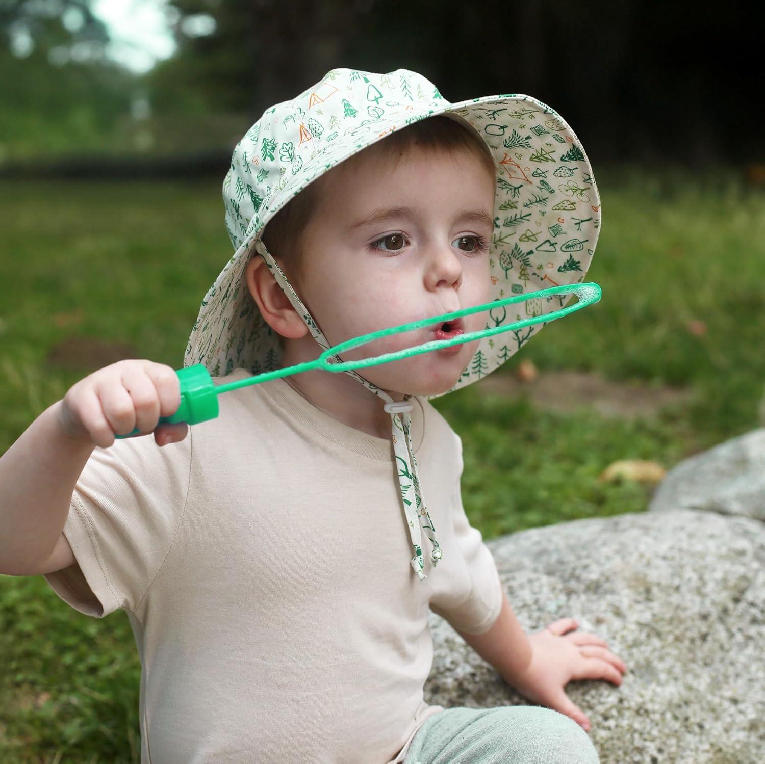 image:imageJAN amp JUL GrowwithMe Cotton Bucket SunHat for Baby and KidsCamp Grove
