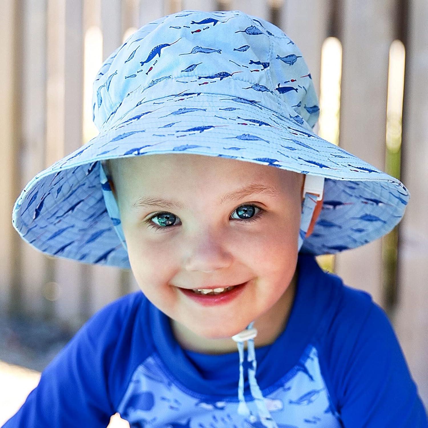 image:imageJAN amp JUL GrowwithMe Cotton Bucket SunHat for Baby and KidsNarwhale