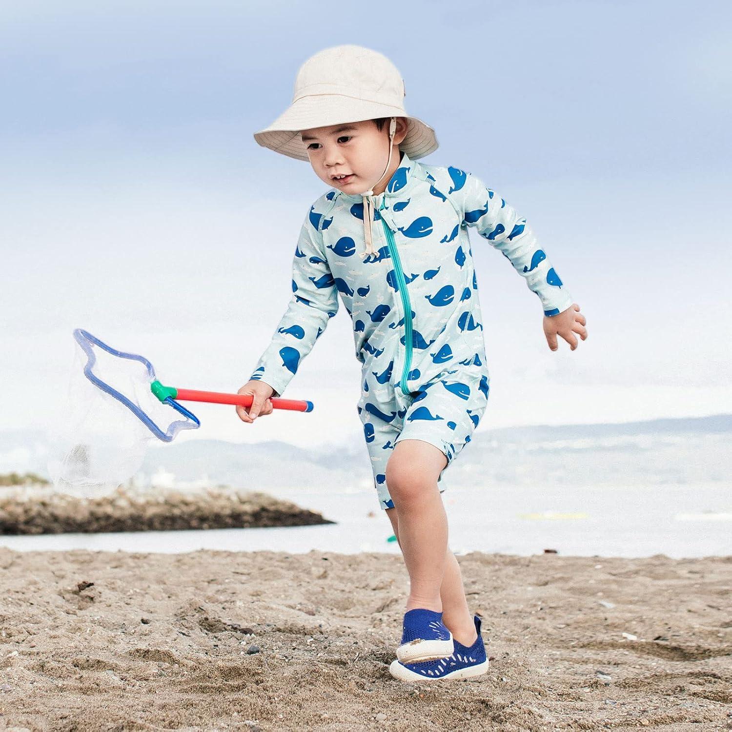 image:imageJAN amp JUL GrowwithMe Cotton Bucket SunHat for Baby and KidsSand