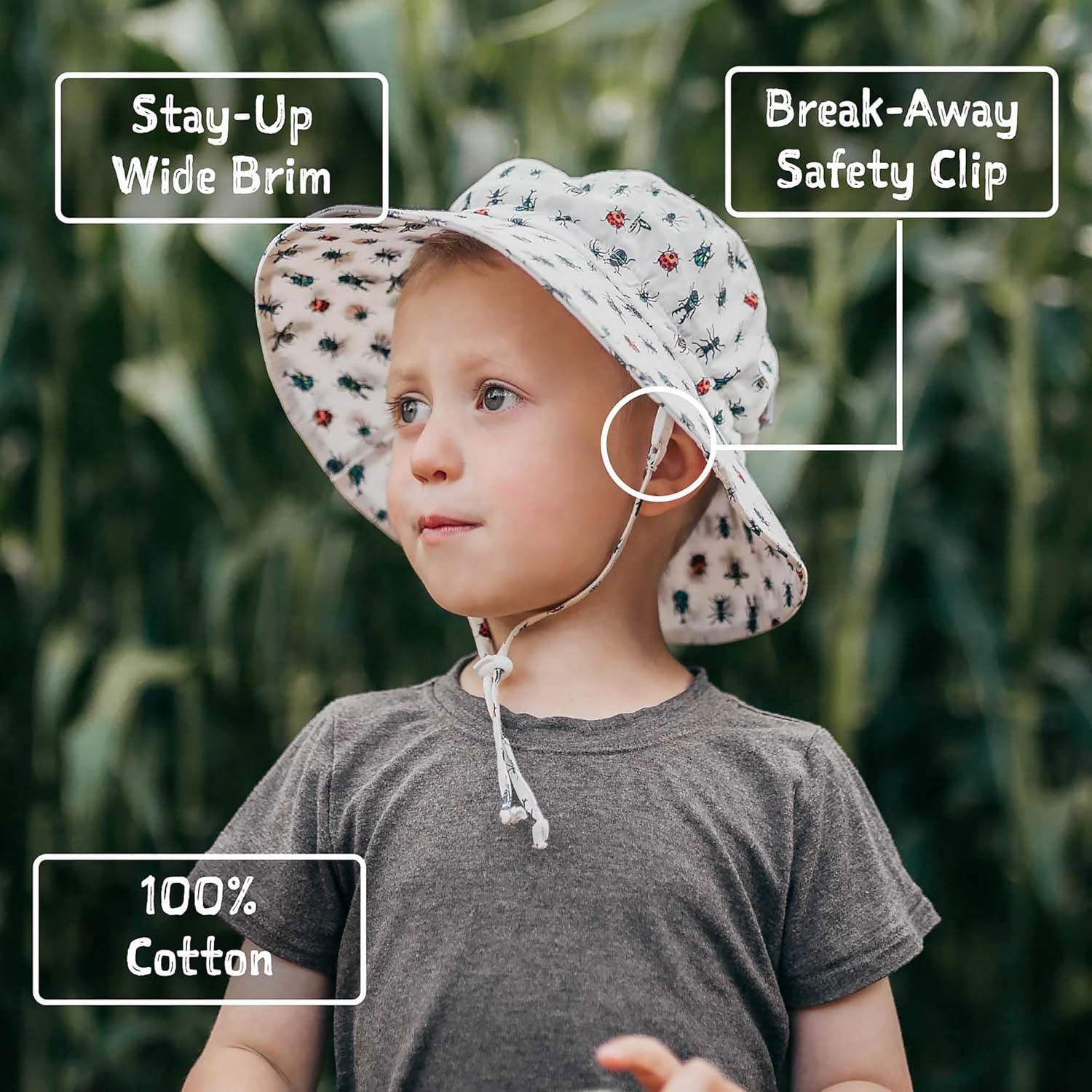 image:imageJAN amp JUL GrowwithMe Cotton Bucket SunHat for Baby and KidsTiger