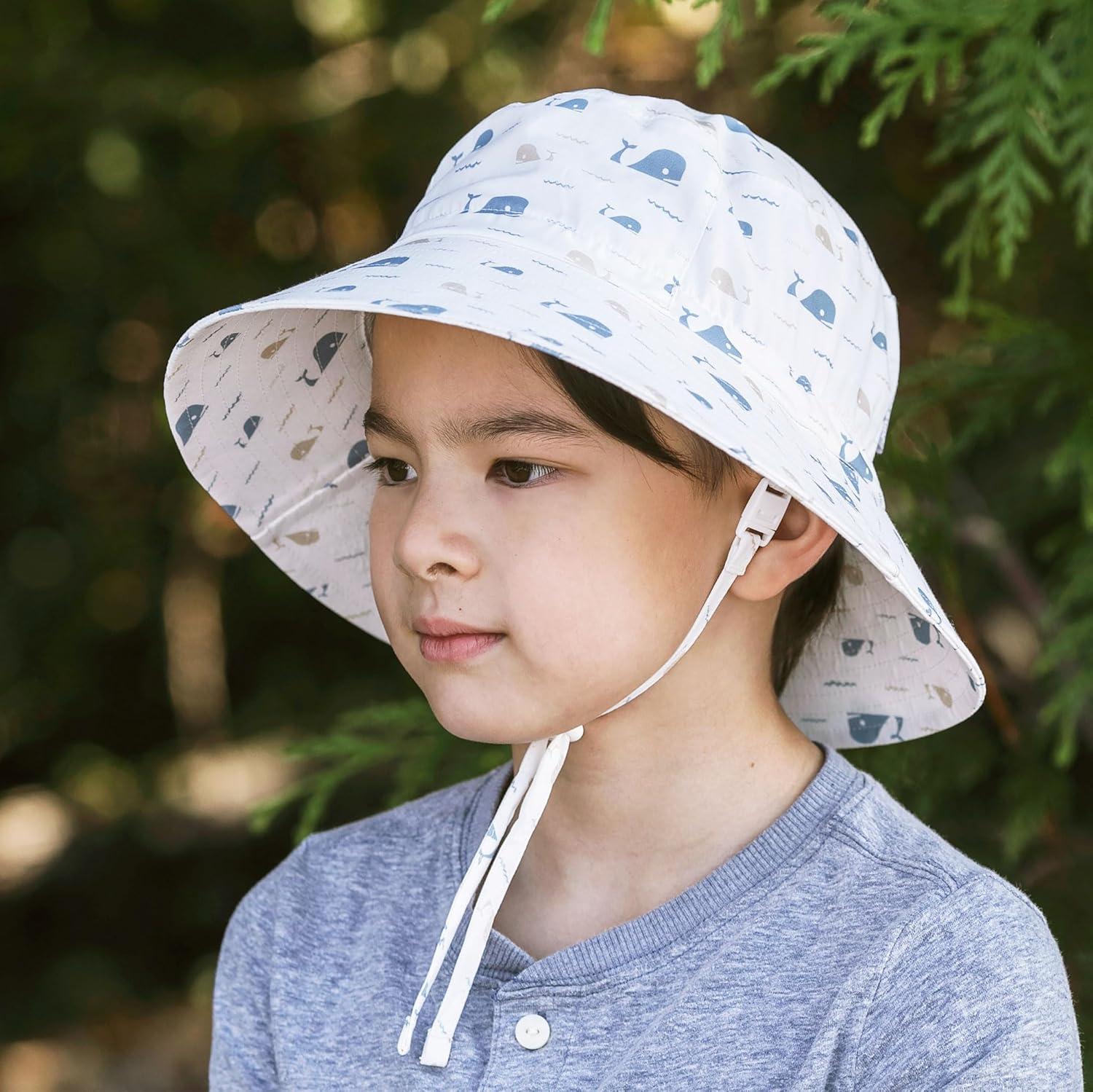 image:imageJAN amp JUL GrowwithMe Cotton Bucket SunHat for Baby and KidsWhale Tales