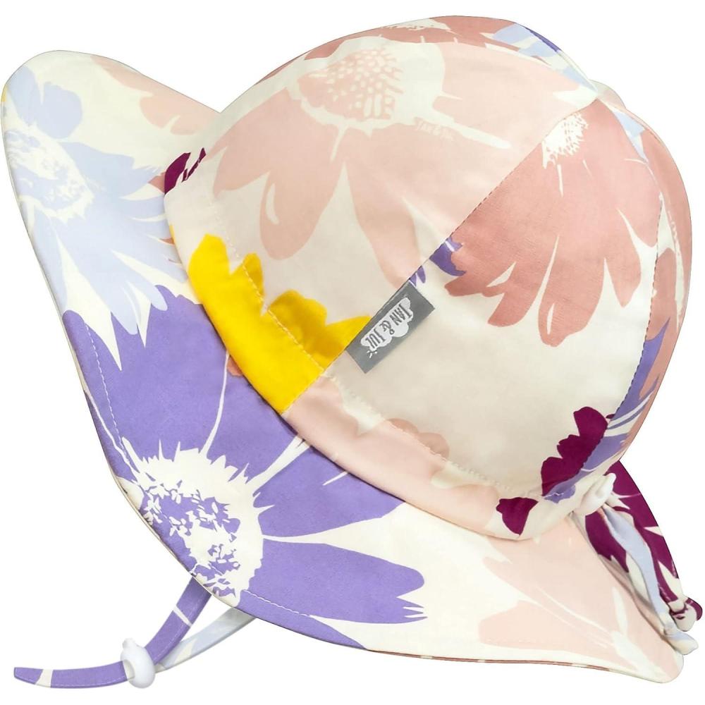 image:imageJAN amp JUL GrowwithMe Cotton Bucket SunHat for Baby and KidsDaisy