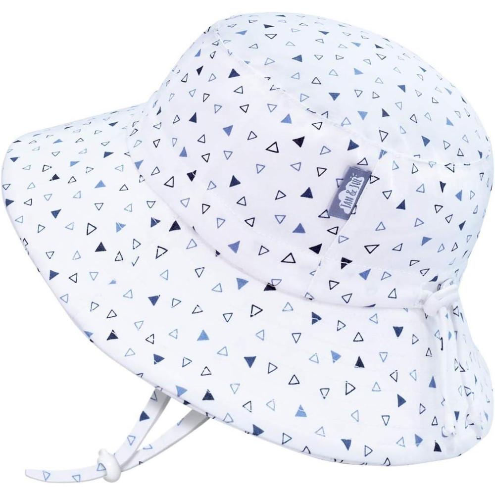 image:imageJAN amp JUL GrowwithMe Cotton Bucket SunHat for Baby and KidsTriangles