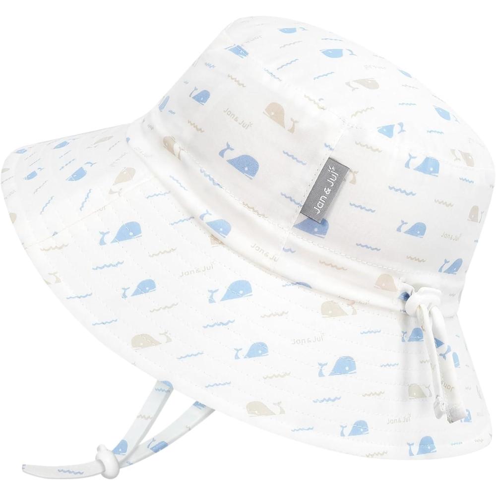 image:imageJAN amp JUL GrowwithMe Cotton Bucket SunHat for Baby and KidsWhale Tales