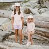 JAN & JUL 50+ UPF Cotton Sun Hat with Wide Brim for Toddler Girls(Soft Pink)