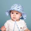 JAN & JUL Kids’ Adjustable Cotton Xplorer Sun Hat 50+ UPF(Narwhale)