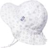 JAN & JUL 50+ UPF Cotton Sun Hat with Wide Brim for Toddler Girls(Diamond Hearts)