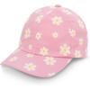 JAN & JUL Kids’ Adjustable Xplorer Baseball Cap(Pink Daisy)