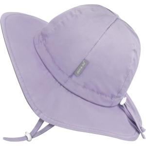 JAN & JUL 50+ UPF Cotton Sun Hat with Wide Brim for Toddler Girls(Dusty Purple)