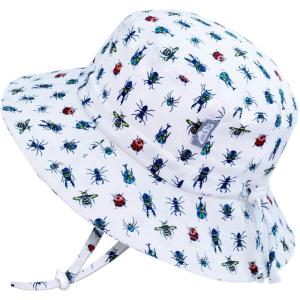 JAN & JUL Grow-with-Me Cotton Bucket Sun-Hat for Baby and Kids(Bug)