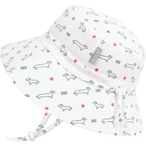 JAN & JUL Grow-with-Me Cotton Bucket Sun-Hat for Baby and Kids(Dachshund)