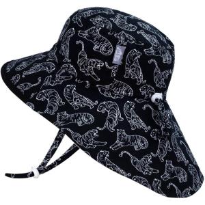 JAN & JUL Kids’ Adjustable Cotton Xplorer Sun Hat 50+ UPF(Tiger)
