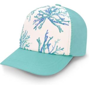 JAN & JUL Kids’ Adjustable Xplorer Baseball Cap(Blue Coral)