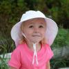 JAN & JUL 50+ UPF Quick-Dry Sun-Hats for Boys(White)