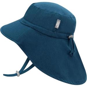 JAN & JUL 50+ UPF Quick-Dry Sun-Hats for Boys(Deep Teal)