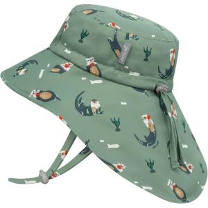 JAN & JUL 50+ UPF Quick-Dry Sun-Hats for Boys(Otter)
