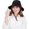 JAN & JUL Water Repellent Bucket Sun Hat with UV Protection for Women