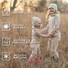 JAN & JUL Thermal Base Layer Top for Toddlers and Kids(Black)