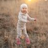 JAN & JUL Thermal Base Layer Top for Toddlers and Kids(Oatmeal)