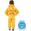 JAN & JUL Waterproof Fleece Lined Rain Suit, Coveralls for Toddlers and Kids(Cozy-dry: Yellow)