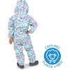 JAN & JUL Waterproof Fleece Lined Rain Suit, Coveralls for Toddlers and Kids(Fleece-lined: Enchanted)