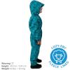 JAN & JUL Waterproof Fleece Lined Rain Suit, Coveralls for Toddlers and Kids(Fleece-lined: Summer Camp)